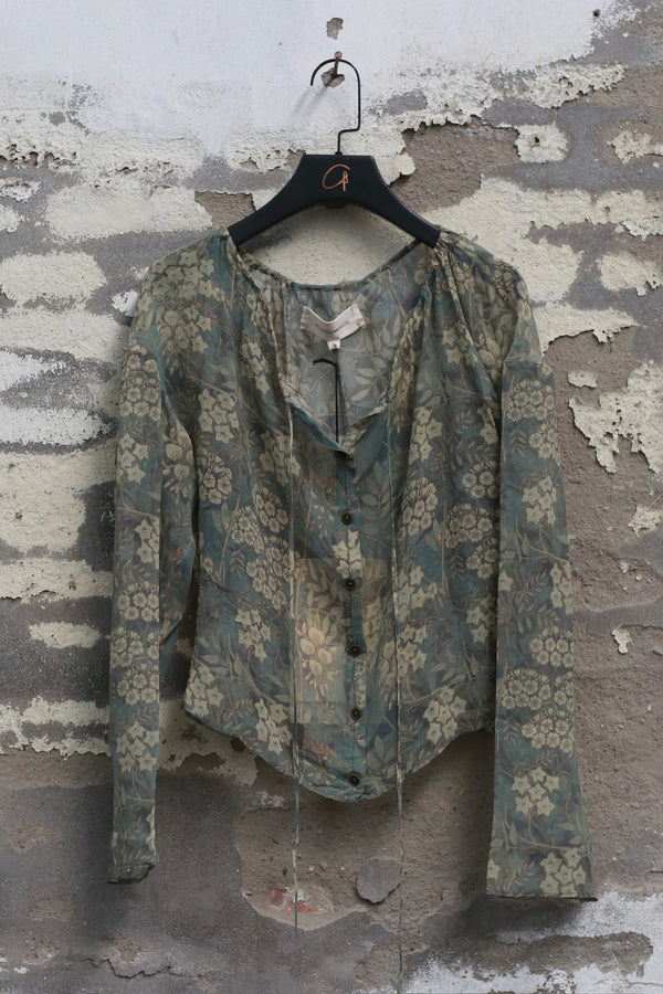 Mutedance 25 Autumn/Winter Button Drawstring Shirt Top Series Handmade Classic MD-MD25FW39-green (MD25FW35)